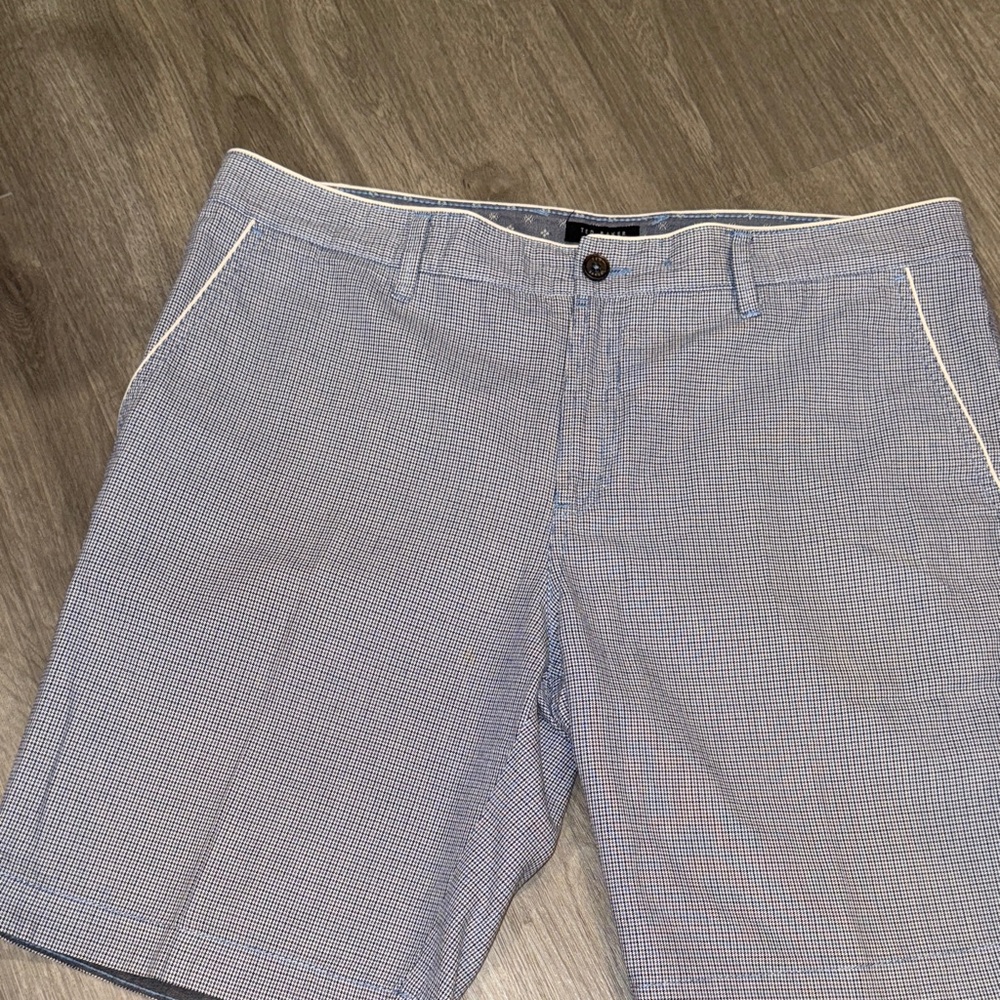 Ted Baker Men's Light Blue Patterned Shorts